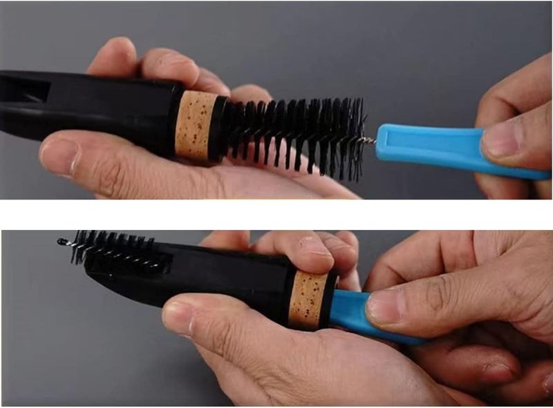 CCeCCe 2 Pack Saxophone Mouthpiece Cleaning Brush Kit Oboe Dust Bristles Cleaner Brushes for Sax Flute Trumpet Clarinet Woodwind Instrument Maintenance Care Tool Accessories - Image 4